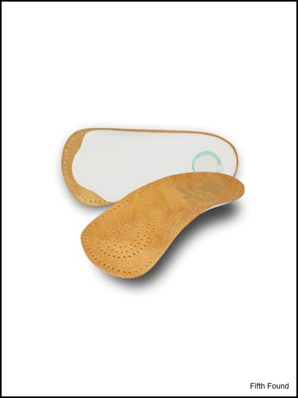 Thin Orthotic Insoles Arch Support Metatarsal Relief Sheepskin Leather 3/4